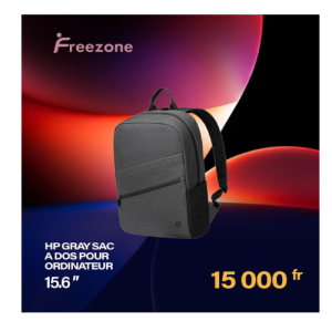 HP GRAY SAC A DOS POUR ORDINATEUR PORTABLE 16 POUCES
